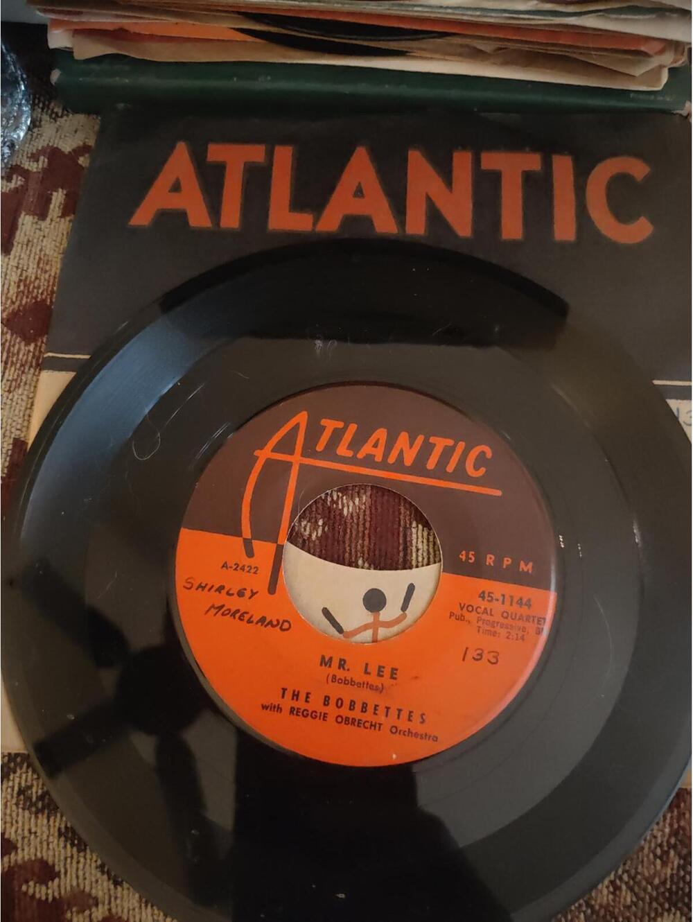 The Bobbettes - Mr. Lee - 45 RPM Vinyl 1957 NM atlantic slev